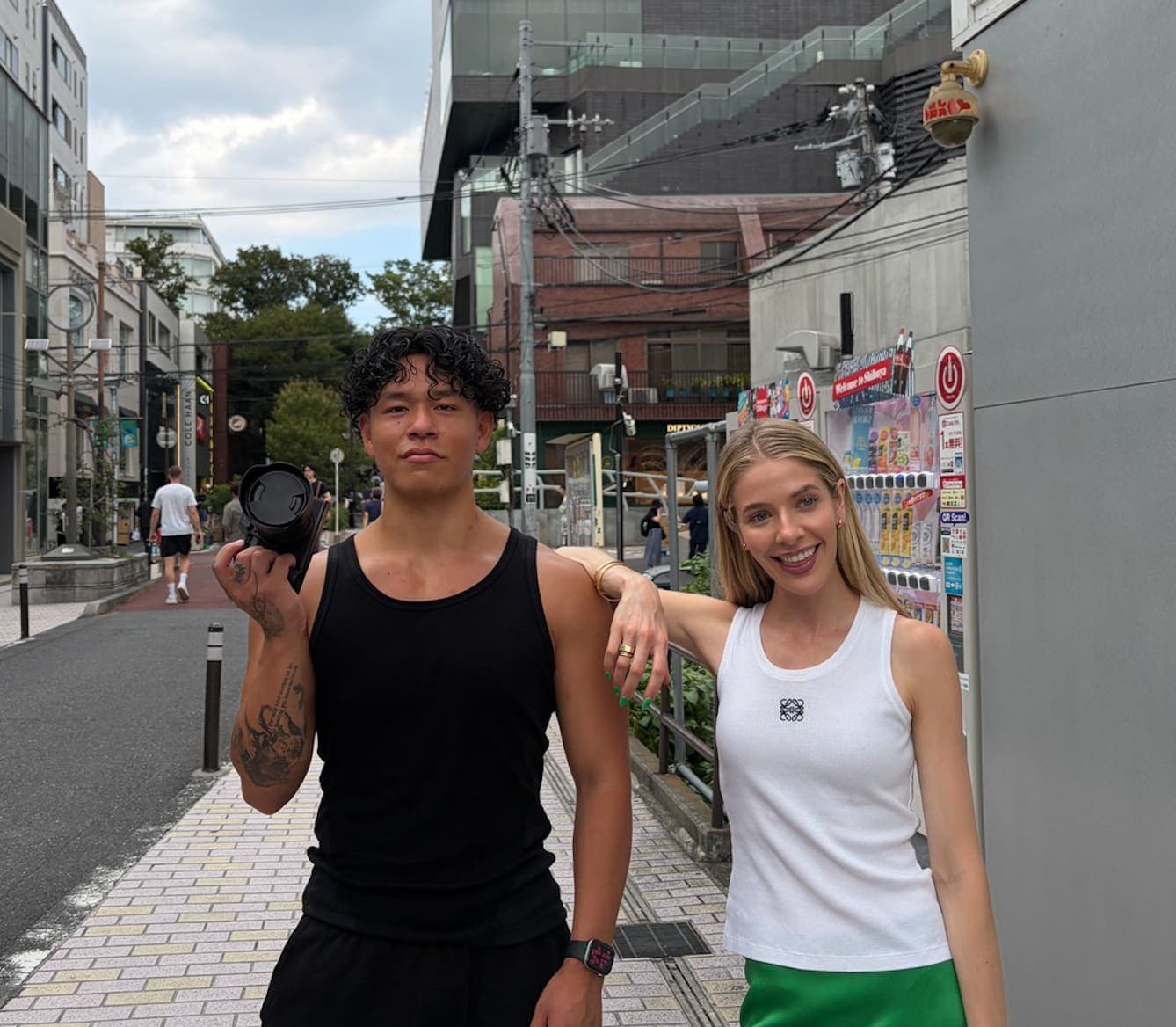 英国の抹茶ブランドと東京撮影
